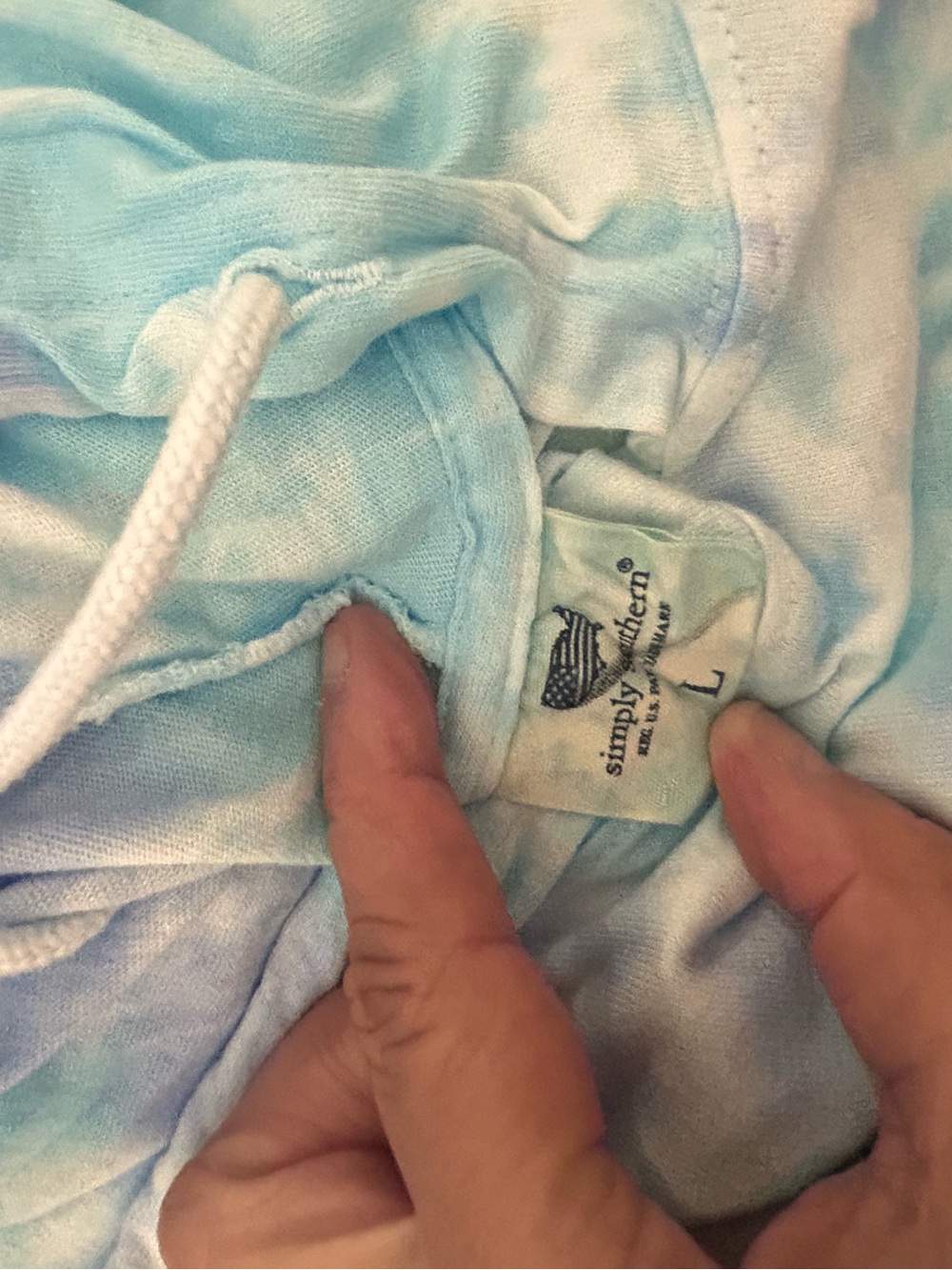 Simply southern salt heals the soul long sleeve hoodie size large - Picture 7 of 7